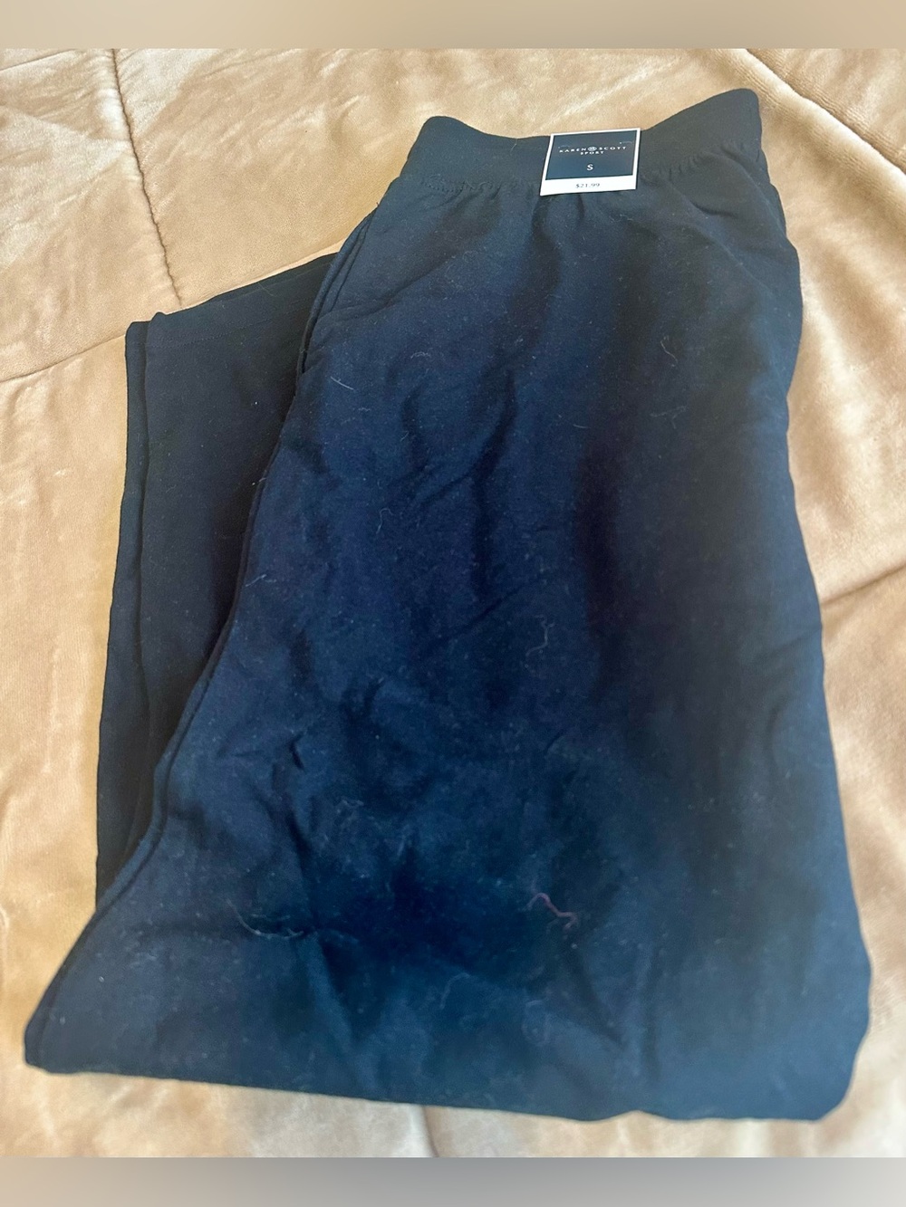 Woman’s Size S- Black Sport/Lounge Pants - Classic Comfort- Karen Scott